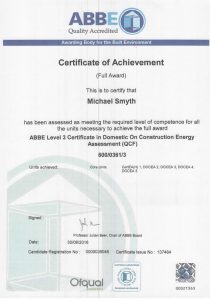 Michael Smyth OCDEA Certificate copy